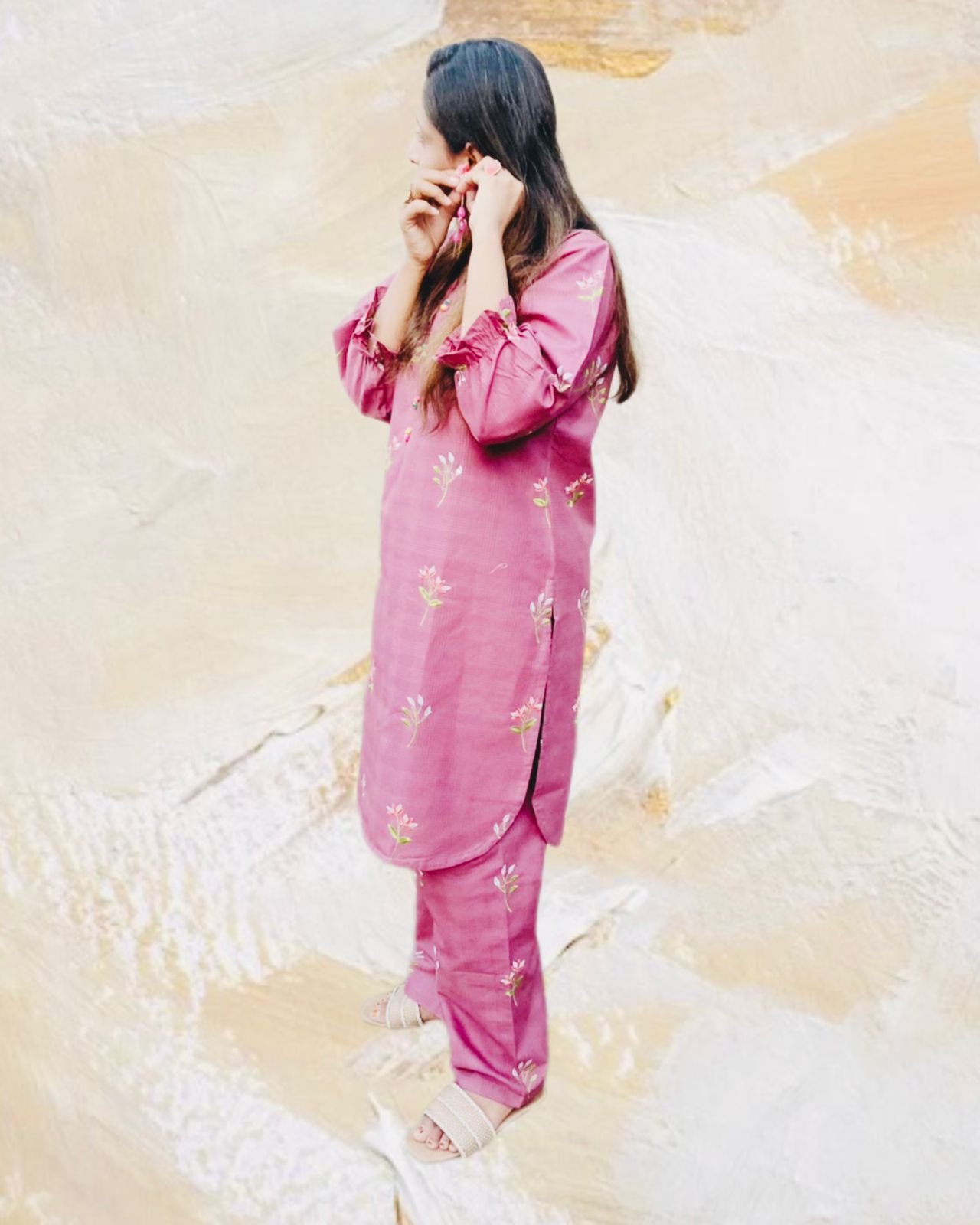 2 Piece Embriodered Suit FW25-10