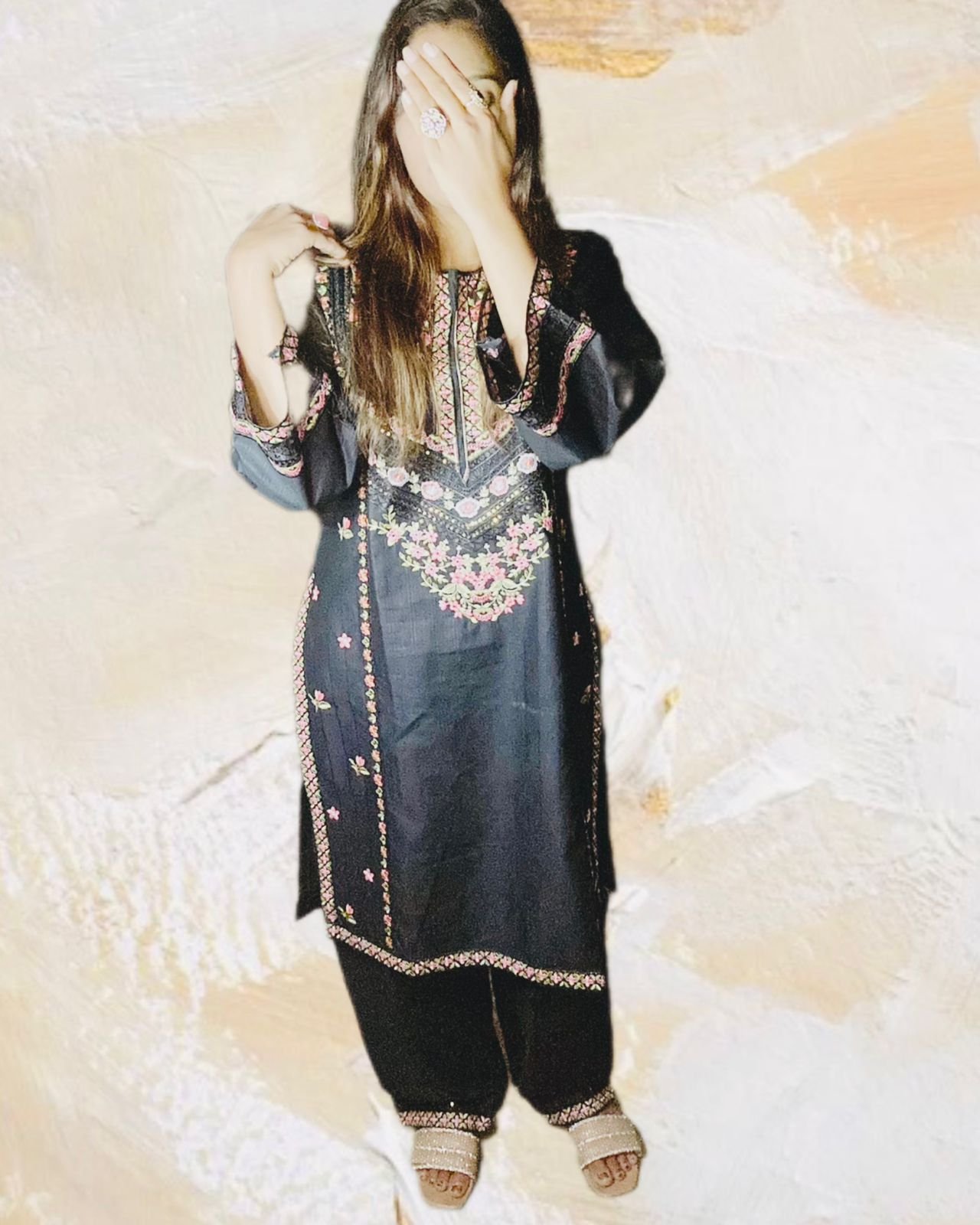 2 Piece Embriodered Suit FW25-11