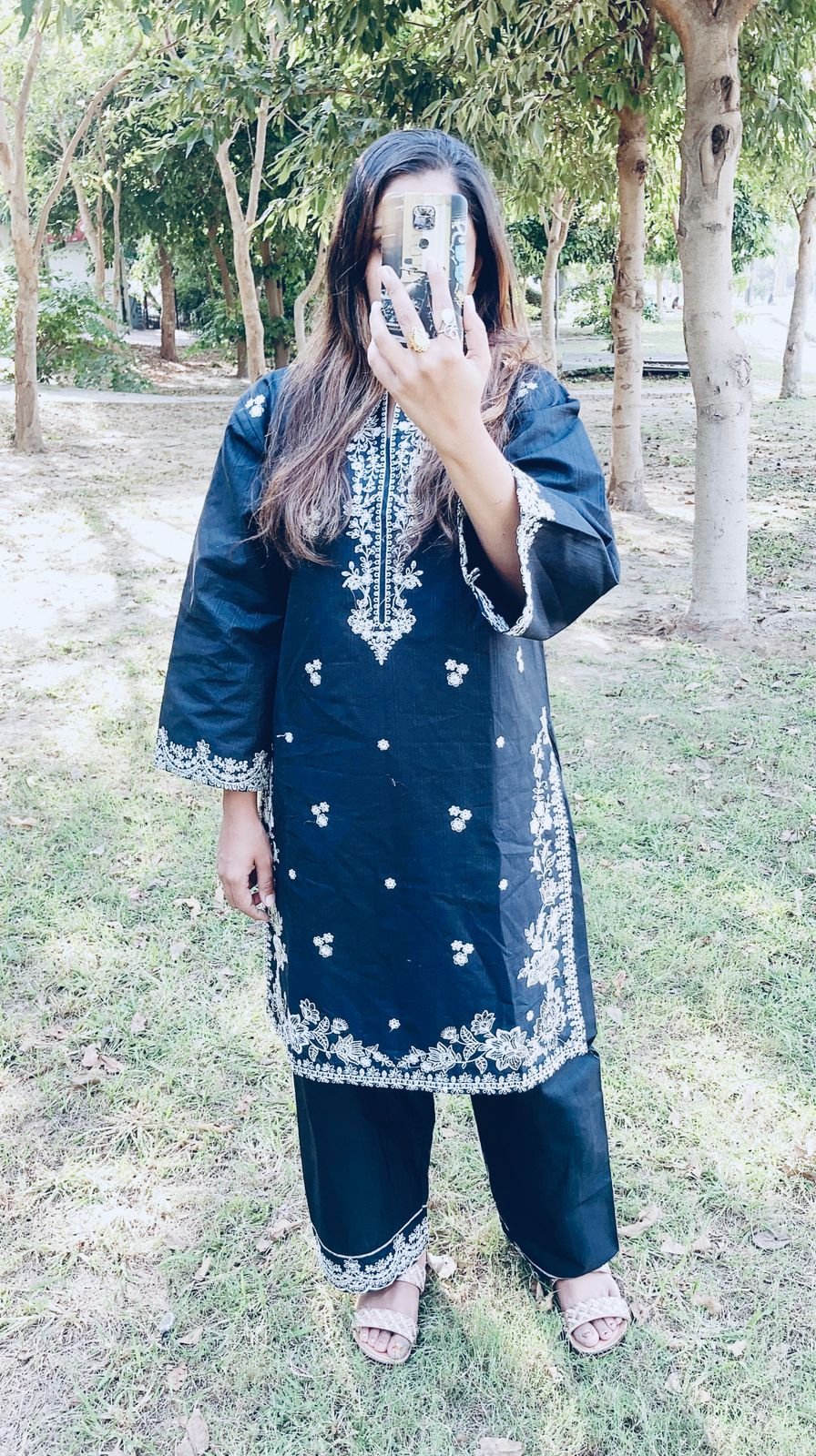 2 Piece Embriodered Suit FW25-06